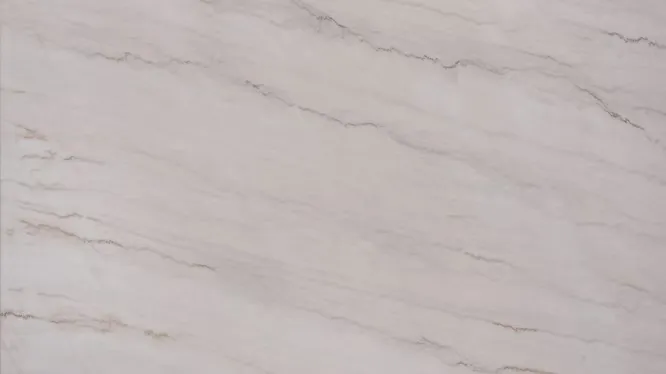 Close-up texture of Affilato marble from China, showcasing delicate grey diagonal veining on a light background.
