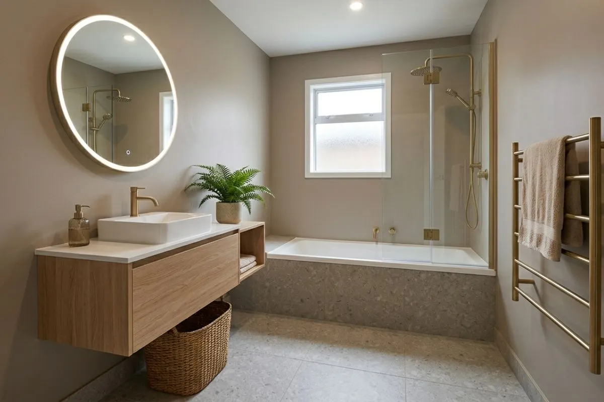 Simple Bathroom Interior Design