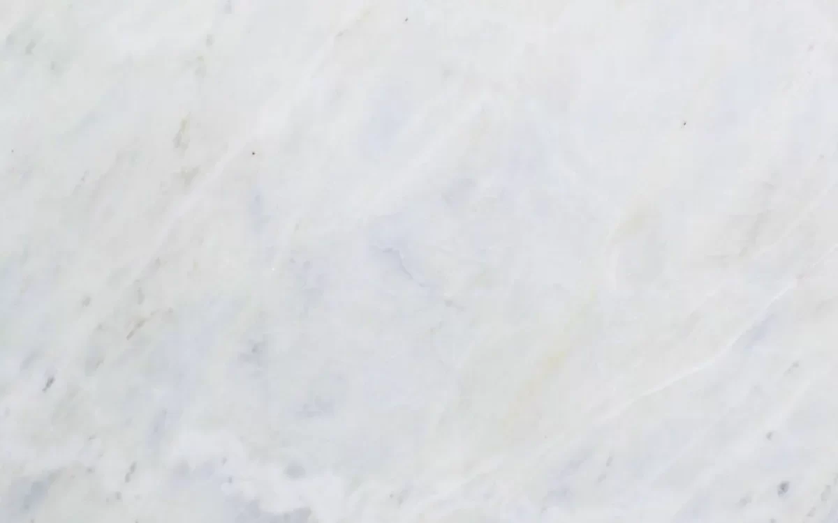 Close up shot of white Michelangelo Marble showing